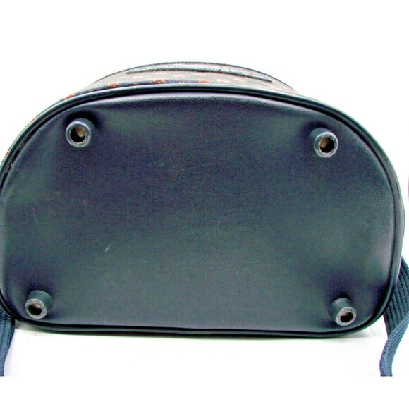 Travel Gear Small Carry On Bag Cosmetic Make-up Case Hardshell Zip Tapestry Read - Picture 4 of 16